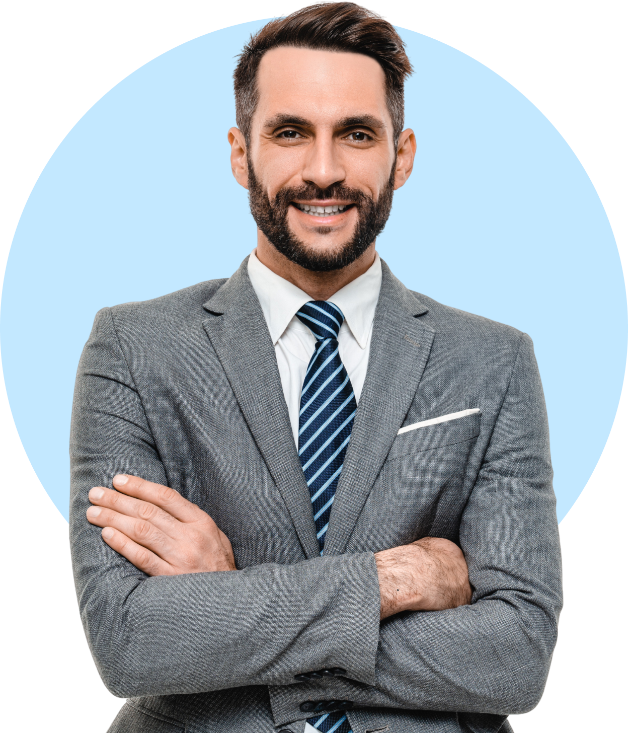 Professional man in formal attire